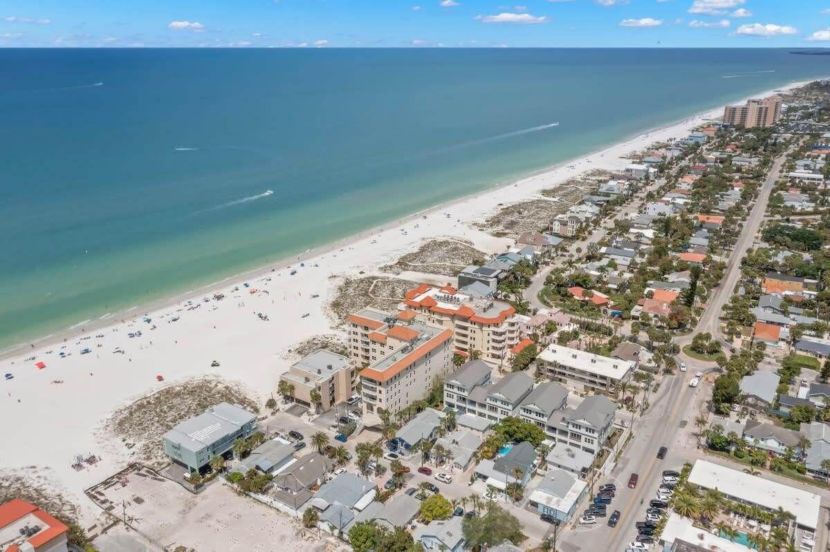 Vlak bij het strand