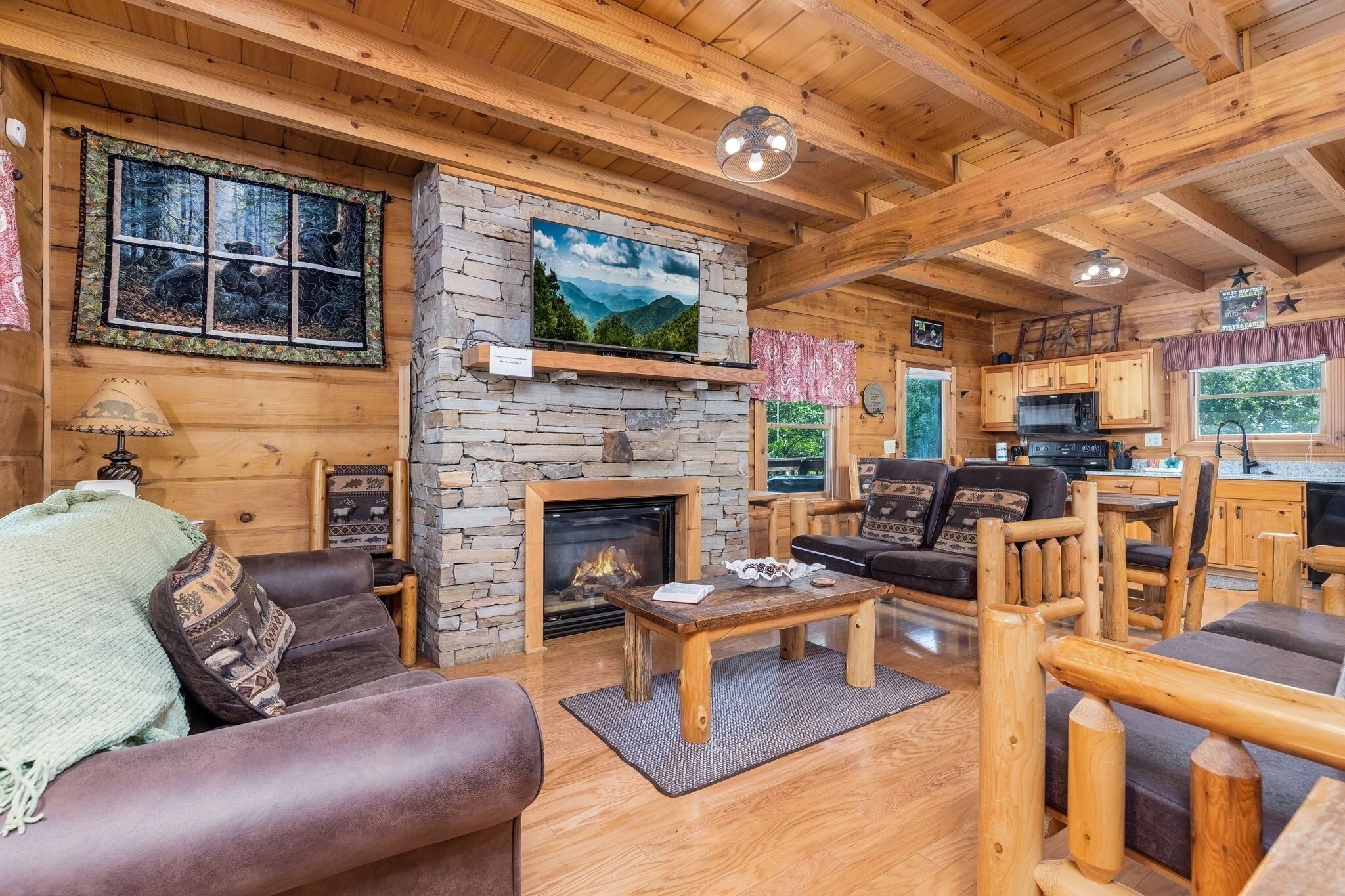 小屋, 3 間臥室 | 起居區