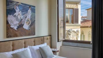 Deluxe-Zimmer, Stadtblick | Individuell dekoriert, individuell eingerichtet, kostenloses WLAN