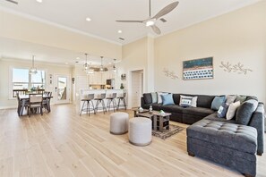 Ferienhaus, 4 Schlafzimmer | Wohnbereich