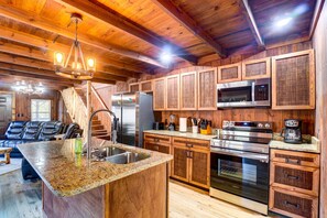 House (4 Bedrooms) | Interior - Gatlinburg Cabin: Hot Tub & River Views (Gatlinburg)