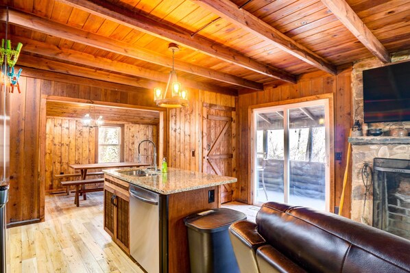 House (4 Bedrooms) | Interior - Gatlinburg Cabin: Hot Tub & River Views (Gatlinburg)