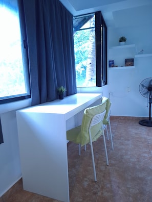 Family Apartment, Multiple Beds, Kitchen, Beachfront | Living area
