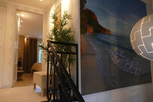 Villalesquatrevents.com Chambre Les Evens, Vue Mer, 100m Plage et Commerce