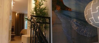 Villalesquatrevents.com Chambre Les Evens, Vue Mer, 100m Plage et Commerce