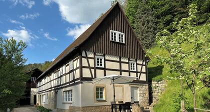 Gründelstube - gemütliche, große Ferienwohnung bei Bad Schandau