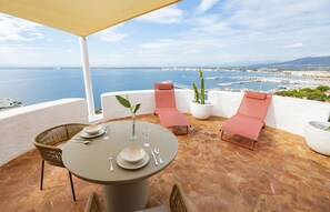 Outdoor dining - Castell Mar 1007 - Studio Apartment, Sleeps 2 (Roses)