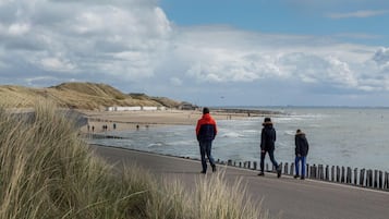 Vlak bij het strand