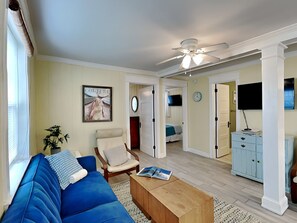 2 habitaciones, cuna de viaje, wifi gratis y ropa de cama