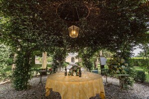 Außenbereich für Bankette