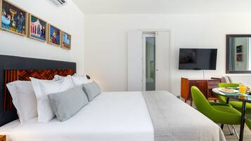 Blackout drapes, iron/ironing board, free WiFi