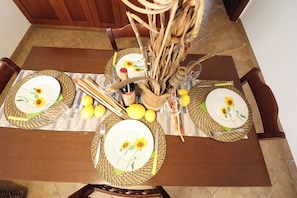 House, 1 Bedroom, Smoking, Balcony | Dining