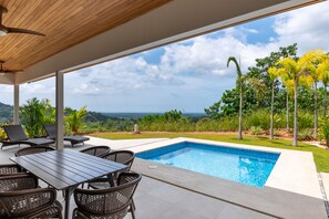 Pool - Modern mountain side villa with stunning ocean view. 20 minutes to the beach! (Chontales)