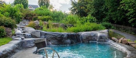 Indoor pool, a heated pool