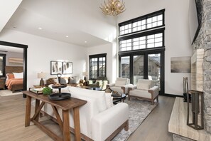 TV connectée, cheminée