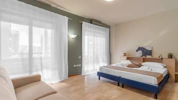 Appartamento Deluxe | 1 camera, Wi-Fi gratuito, lenzuola