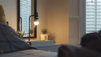 1 soverom, strykejern/-brett, wi-fi (inkludert) og sengetøy