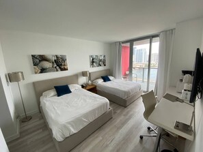 1 sovrum, skrivbord, strykjärn/strykbräda och wi-fi