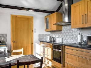 Dishwasher, high chair, cookware/dishes/utensils