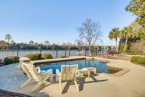 A heated pool - Riverfront North Augusta Home w/ Private Pool! (North Augusta)