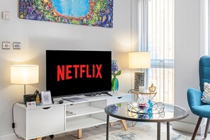 Căn hộ | Khu phòng khách | TV màn hình phẳng 