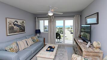 Condo, Multiple Beds, Pool Access, Pool View (Gulf Shores Plantation 4412) | Living area | Smart speakers