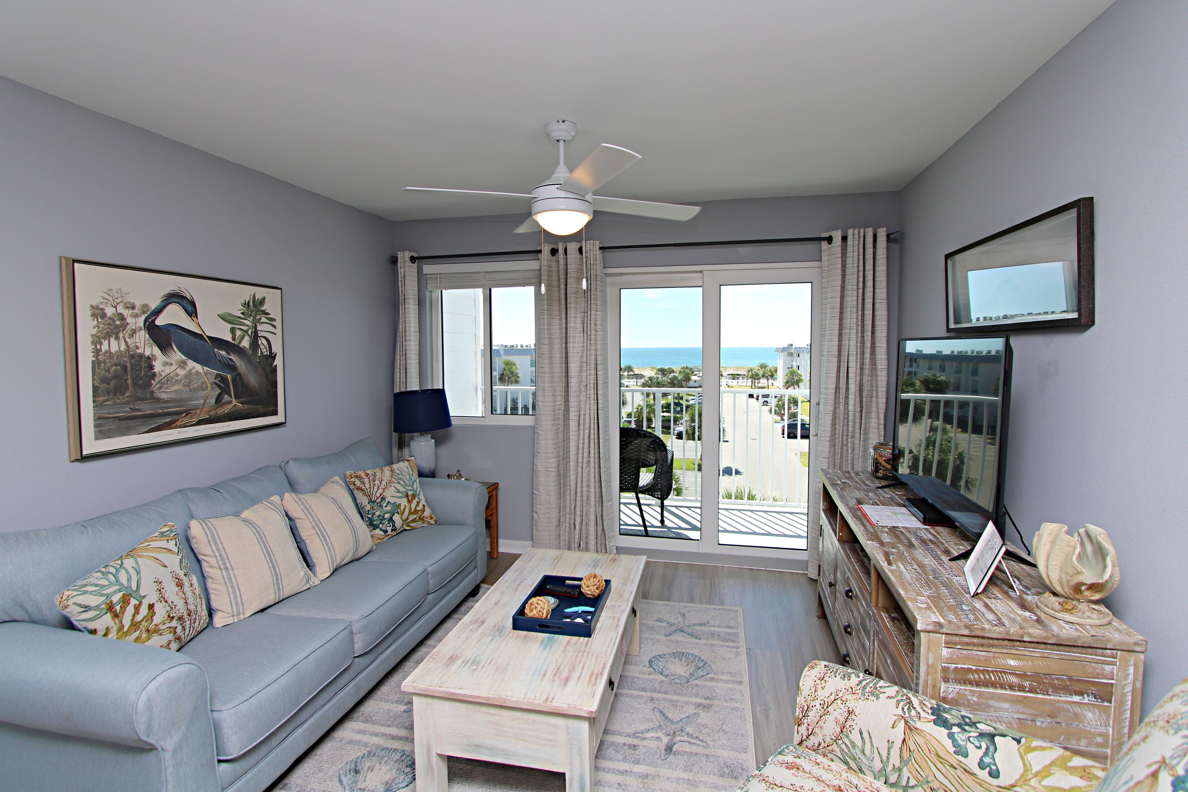 Condo, Multiple Beds, Pool Access, Pool View (Gulf Shores Plantation 4412) | Living area | Smart speakers