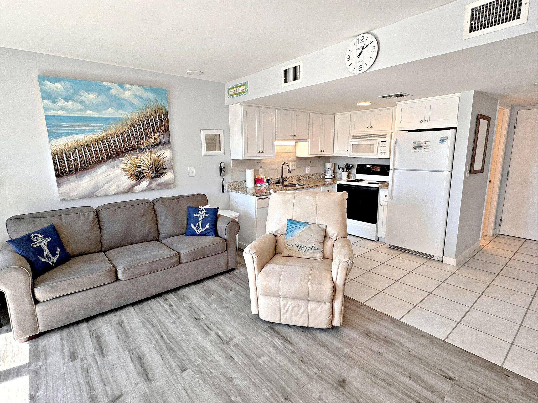 Condo, 1 Queen Bed with Sofa bed, Balcony, Garden View (Gulf Shores Plantation 1269) | Living area | Smart speakers