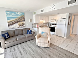 Condo, 1 Queen Bed with Sofa bed, Balcony, Garden View (Gulf Shores Plantation 1269) | Living area