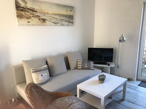 Living area - Fewo Turf Watt, Hamburger Straße 30, 27476 Cuxhaven Sahlenburg (Sahlenburg)