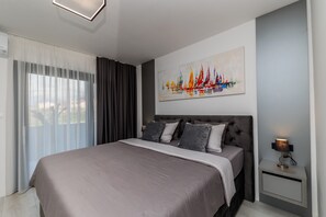 Apartment | 2 Schlafzimmer, Bügeleisen/Bügelbrett, kostenloses WLAN, Bettwäsche