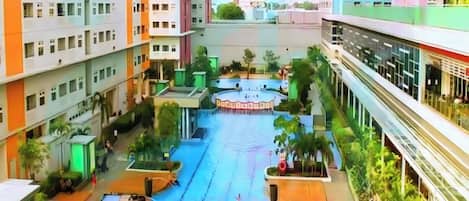 Studio, Balcony | Pool | Outdoor pool, open 7:00 AM to 7:00 PM, pool umbrellas, pool loungers