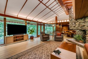 Smart TV, books, music library