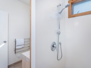 Shower, hair dryer