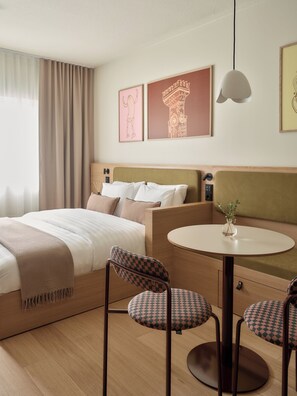 Comfort-huone | 1 makuuhuone, äänieristys, silitysrauta/-lauta, ilmainen Wi-Fi