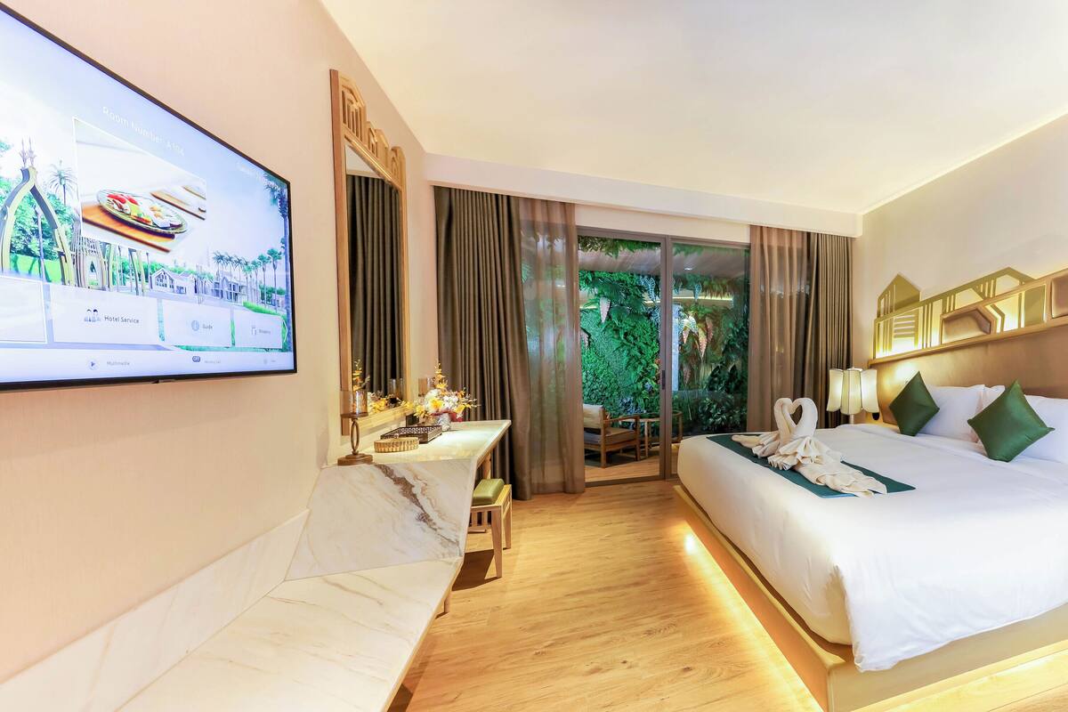 Tropical Garden | 免費迷你吧、客房內保險箱、遮光布/窗簾、熨斗/熨衣板