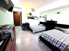 1 habitación y ropa de cama de alta calidad 