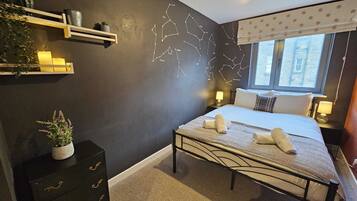 4 soverom, strykejern/-brett, wi-fi og sengetøy