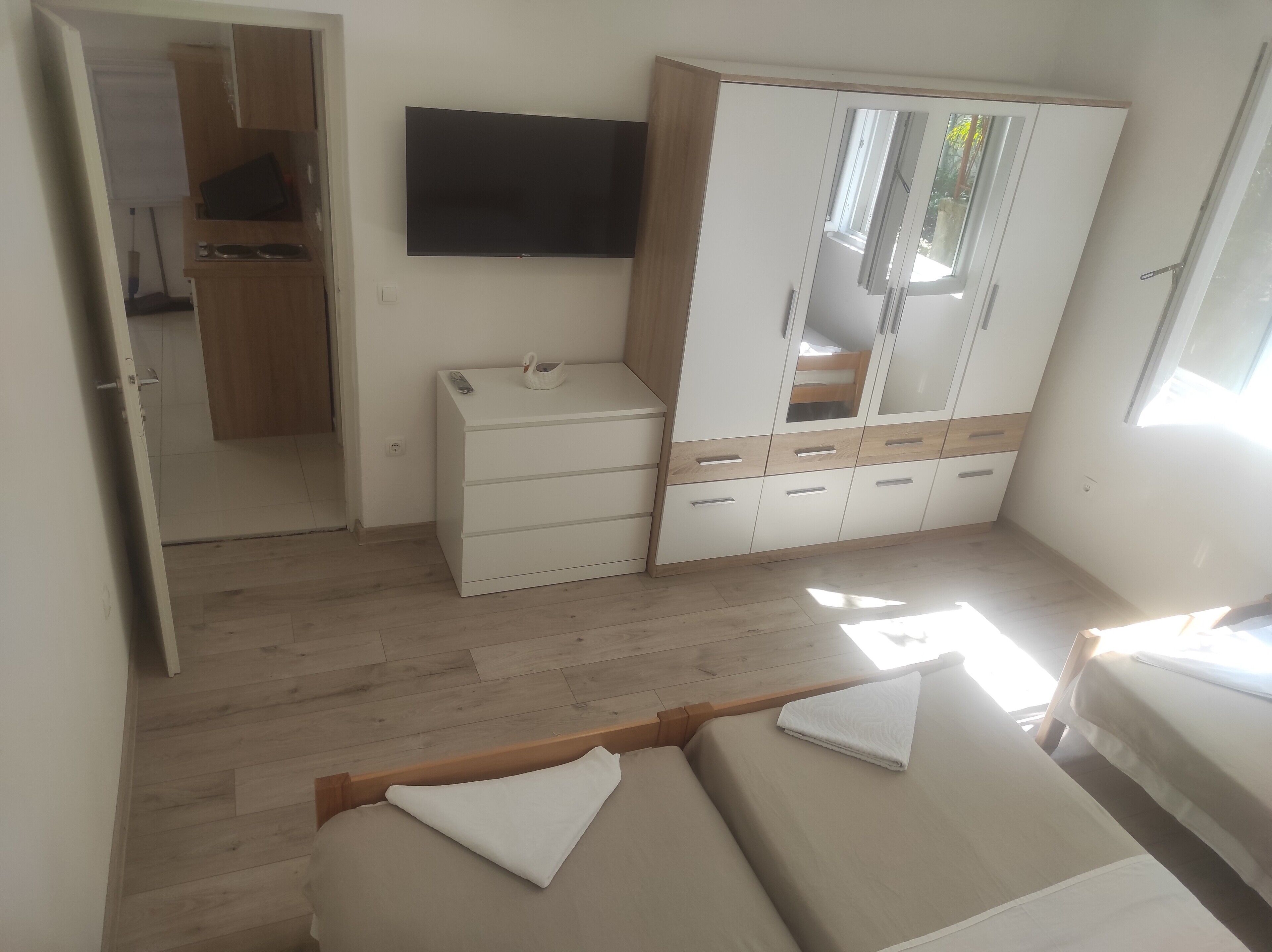 1 soverom, strykejern/-brett, wi-fi og sengetøy