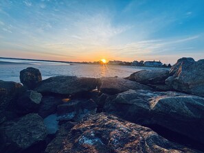 Liegestühle, Strandtücher
