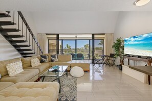 Condo, 1 King Bed with Sofa bed (Kona Alii 707) | Living area - Kona Alii 707 (Kailua-Kona)