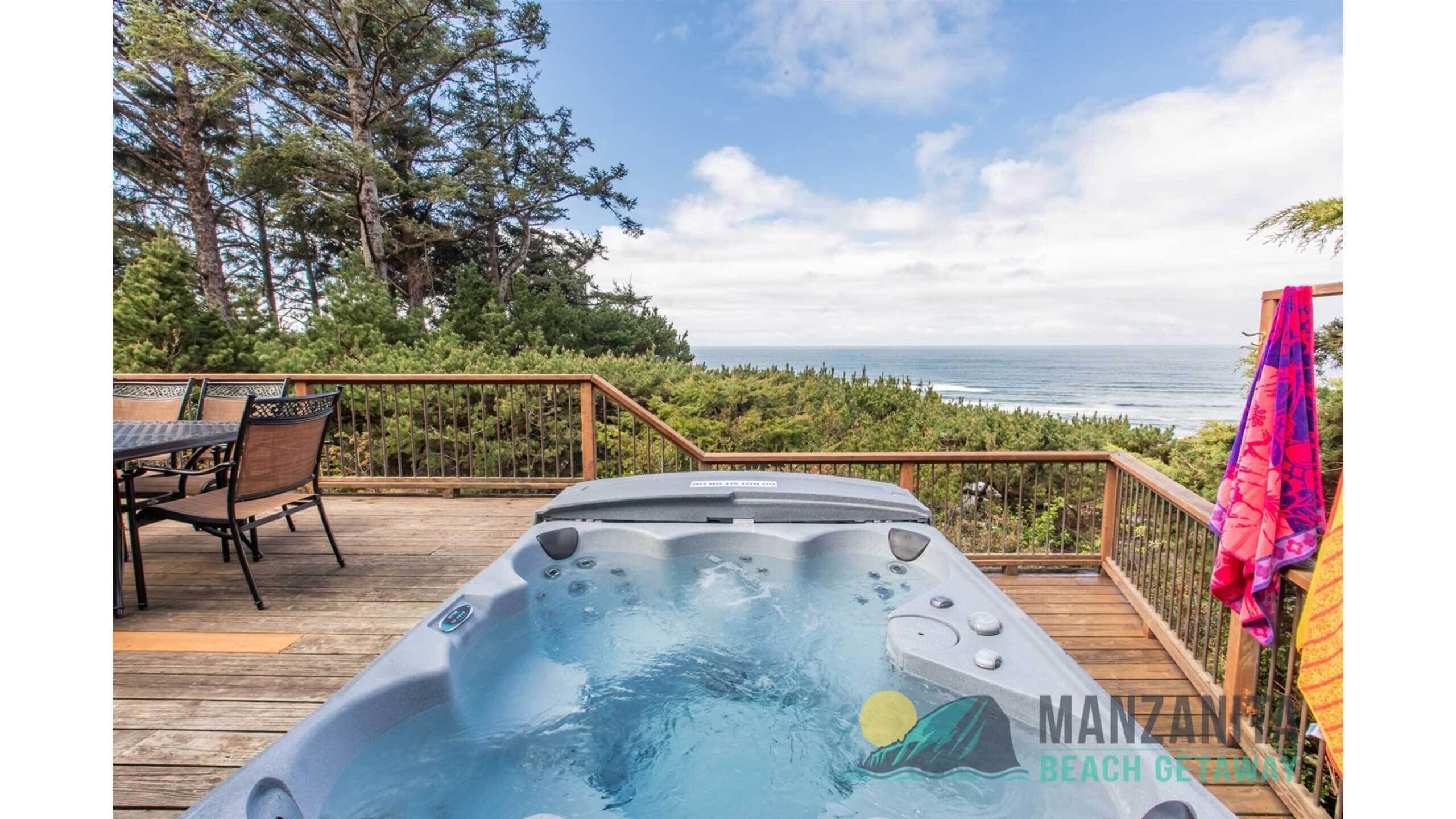 Great Views! Hot tub and is allergen free with no dogs allowed.