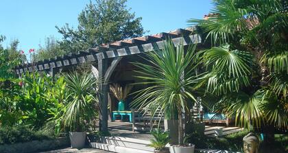 Authentique Cottage Bohème Zen Parc 1ha de Nature en Landes D'armagnac