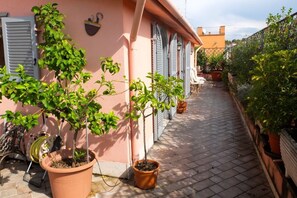 Terrace/patio -  Attic for 2 with wonderful private terrace in Trastevere  (Roma)