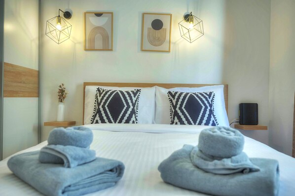 1 Schlafzimmer, Bügeleisen/Bügelbrett, kostenloses WLAN, Bettwäsche