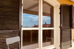 Outdoor dining - S334 - Sirolo, wonderful panoramic three-room apartment (Sirolo)