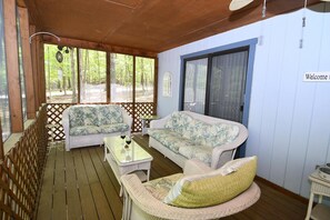 Cabin, 1 Queen Bed (Namba Cabin - Our Cabin) | Terrace/patio - Namba Cabin - Our Cabin (Great Cacapon)