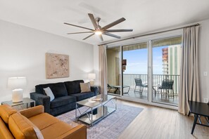TV - Ultimate Beachfront Condo Sleeps 10! Free Activities! Summer Deals! (Panama City Beach)