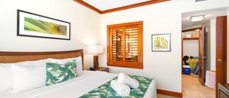 2 makuuhuonetta, silitysrauta/-lauta, vauvan matkasänky, ilmainen Wi-Fi