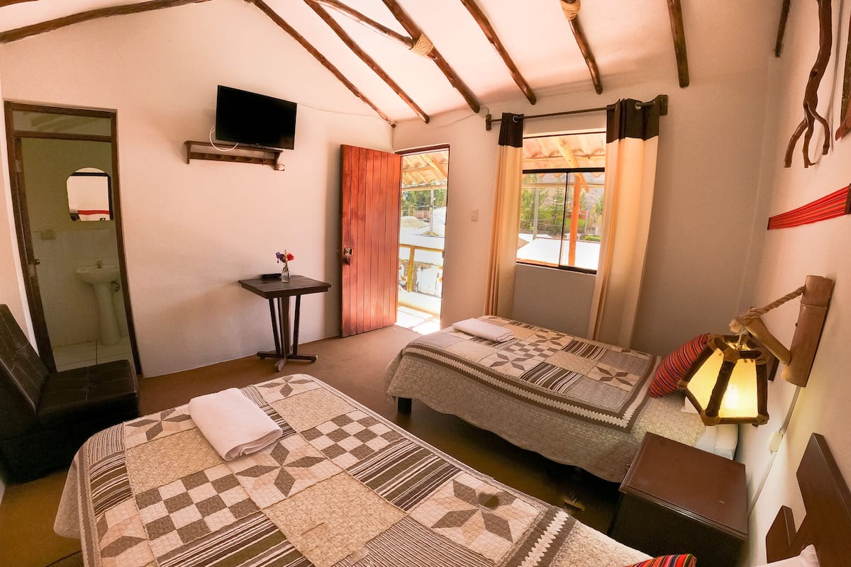 Habitación clásica con 2 camas individuales, vista al jardín | 1 habitación